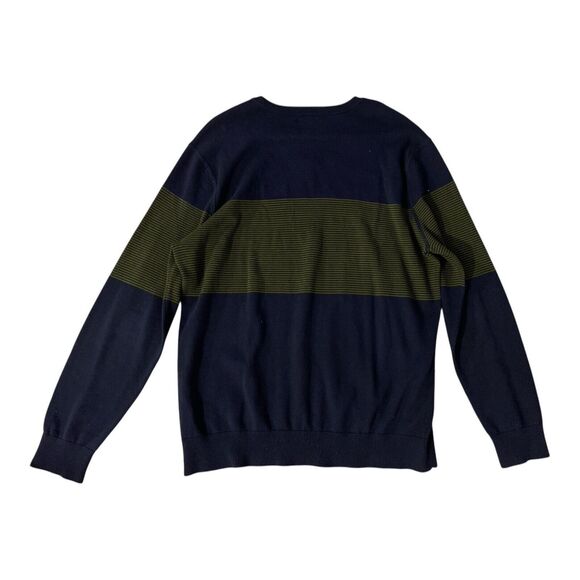 Banana Republic 100%‎ Cotton Men’s Sweater Blue And Green  Size Large - Picture 3 of 6